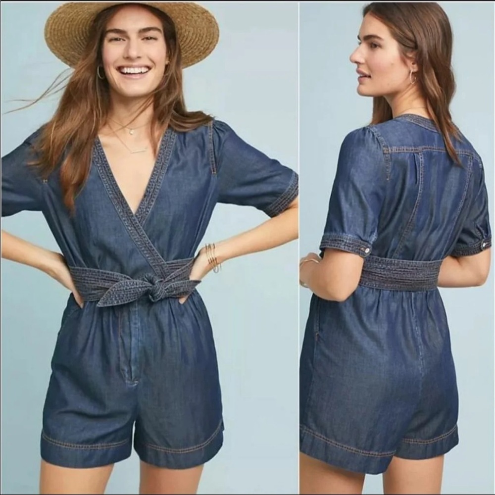 Pilcro and the Letterpress romper from Anthropologie.